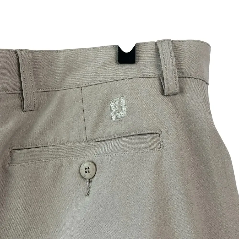 FJ Foot Joy Mens Pants 38x‎ 29 Beige Golf Chino Traditional Performance Stretch